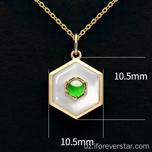 Tabiiy Jade tosh pendant